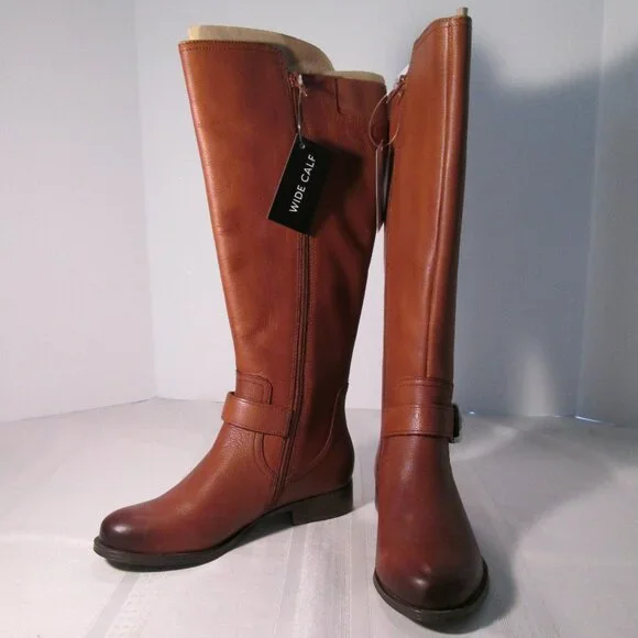 Naturalizer Leather Jaya Wide Calf Riding Boot NWT Sz 6 - Picture 9 of 13